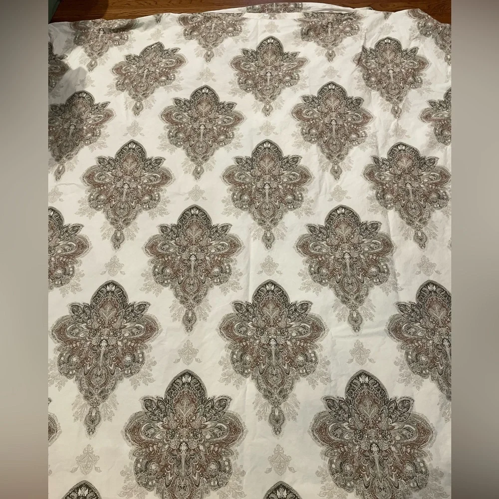 Pottery Barn Serrano Medallion Paisley Full/Queen Duvet Cover 100% Cotton